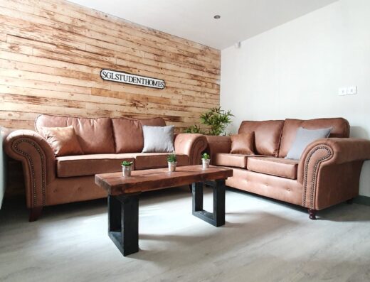 Lounge in Tabley Road student accommodation Wavertree Liverpool