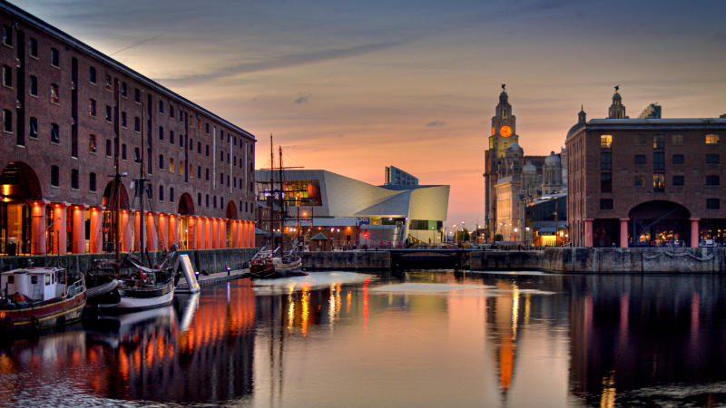 Liverpool Royal Albert Dock - a short journey from the Liverpool student accommodation from SGL Student Homes